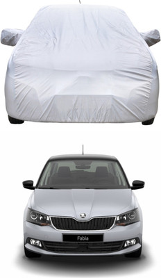 HMS Car Cover For Skoda Fabia (With Mirror Pockets)(Silver)