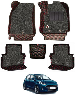 elegant Leatherite 7D Mat For  Hyundai Grand i10 Nios(Black, Red)
