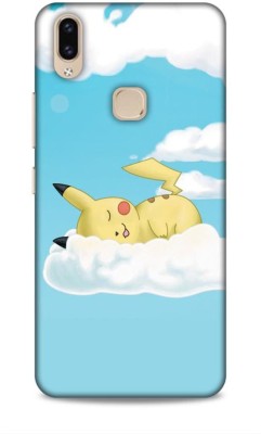 Trinetra Back Cover for Vivo V9 (Pikachu /Cartoon / Pokemon)(Blue, Hard Case, Pack of: 1)