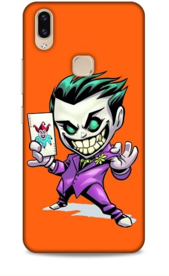 Trinetra Back Cover for Vivo V9 Pro (Joker / Cartoon)(Orange, Hard Case, Pack of: 1)