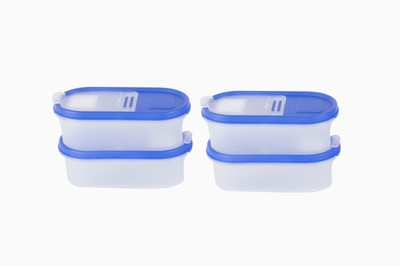 Cuttingedge Plastic Grocery Container  - 525 ml(Pack of 4, Blue)