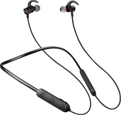 Intex BT MUSIQUE PRO Wireless Bluetooth Neckband Earphones Bluetooth Headset(Black, True Wireless)