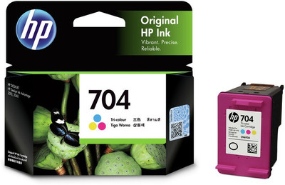 HP 704 Tri Color Ink Cartridge HP Ink Cartridges