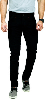 Moudlin Slim Men Black Jeans