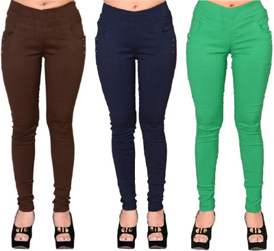 FeelBlue Multicolor Jegging(Solid)