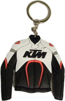 KTM BAS Assured Heavy Rubber Scratch Free Key Chain For Bike Key Chain