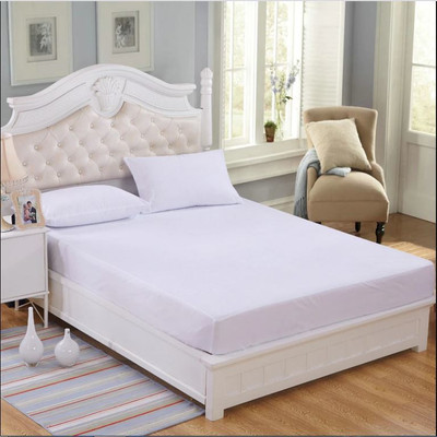 DAKSH Fitted King Size Breathable, Stretchable, Waterproof Mattress Cover(White)