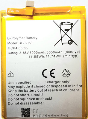 FULL CELL Mobile Battery For  Tecno Boom J8 , BL-30KT