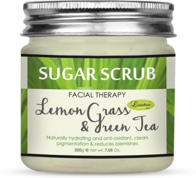 Luster Lemon grass & Green Tea Sugar Scrub, Clear Pigmentation & Blemishes  Scrub(200 g)