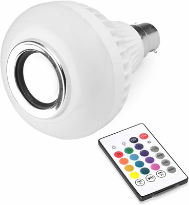 IMMUTABLE LED RGB Bluetooth Speaker Bulb Wireless Music Playing Light Lamp 20 W Bluetooth Speaker(Multicolor, Stereo Channel)