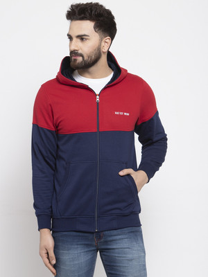 KALT Full Sleeve Color Block Men Sweatshirt