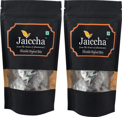 Jaiccha Chocolate Dryfruit Bites 400 gms in Black Paper Pouch Pouch(2 x 200 g)