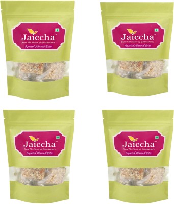 Jaiccha Roasted Almond Bites 800 gms in Green Paper Pouch Pouch(4 x 200 g)