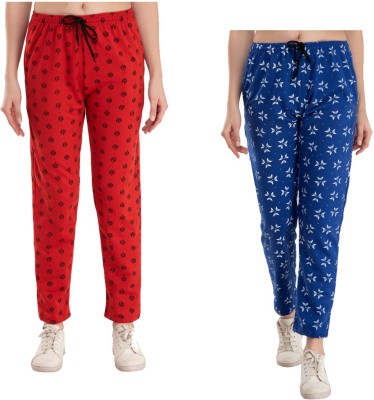 IndiWeaves Printed Women Multicolor Track Pants