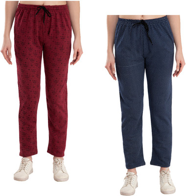 IndiWeaves Printed Women Multicolor Track Pants
