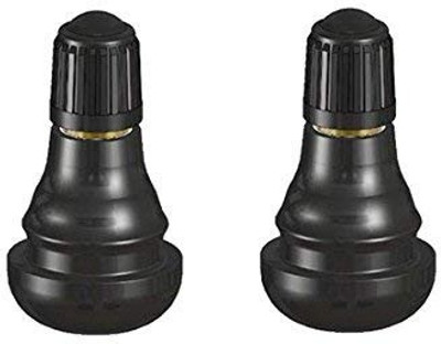 DELUX AUTOMOTIVE Brass Tyre Valve Cap for Bike(Round)