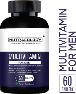 Nutracology Multivitamin for men with Vitamin, minerals and Antioxidants 60 tablets(60 Tablets)