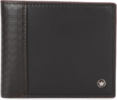 LOUIS PHILIPPE Men Black Artificial Leather Wallet(4 Card Slots)