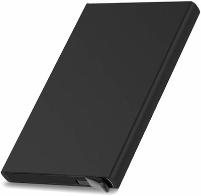 Cierie 7 Credit/ Debit Card Holder Pop Up RFID Security Slim Case 7 Card Holder(Set of 1, Black)