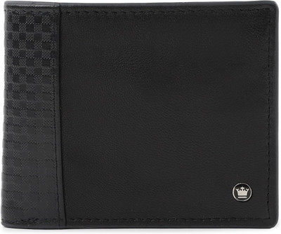LOUIS PHILIPPE Men Black Artificial Leather Wallet(4 Card Slots)