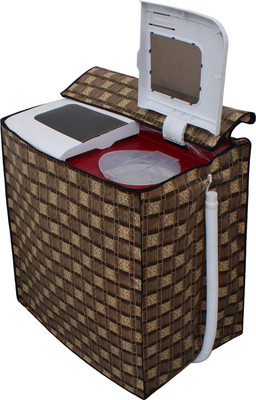 LITHARA Semi-Automatic Washing Machine  Cover(Width: 82.55 cm, Golden)