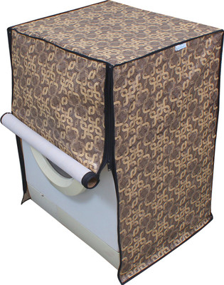 LITHARA Front Loading Washing Machine  Cover(Width: 60.96 cm, Brown, Gold)