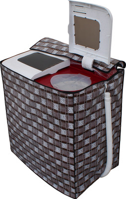 LITHARA Semi-Automatic Washing Machine  Cover(Width: 82.55 cm, Brown)