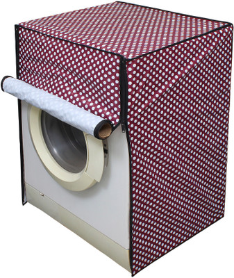LITHARA Front Loading Washing Machine  Cover(Width: 60.96 cm, Purple, White)