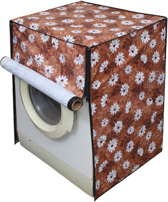 LITHARA Front Loading Washing Machine  Cover(Width: 60.96 cm, Brown, Multicolor)
