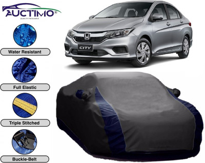 AUCTIMO Car Cover For Honda City i-Dtec (With Mirror Pockets)(Grey)