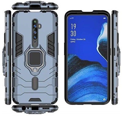 FITSMART Back Cover for Oppo Reno2 F(Blue, Rugged Armor, Pack of: 1)