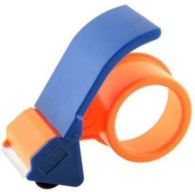 Brezleen Single Sided Handheld Dispenser Tape Dispenser (Manual)(Set of 1, Orange)