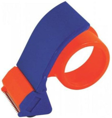Brezleen Single Sided Handheld Dispenser Tape Dispenser (Manual)(Set of 1, Orange)