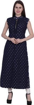Shyammc Women Maxi Blue Full Length Dress