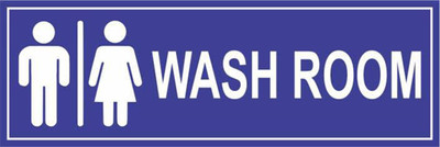 Imagine Printing Solutions WASH ROOM Emergency Sign(Reflective Sign)