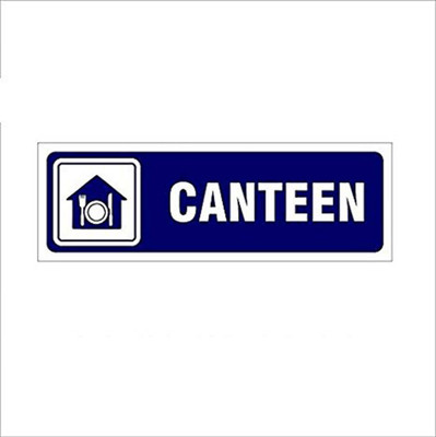 Imagine Printing Solutions Canteen Emergency Sign(Reflective Sign)