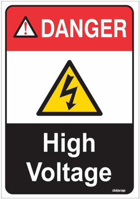 Imagine Printing Solutions DANGER Emergency Sign(Reflective Sign)