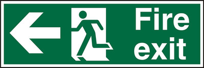 DECOR Production Fire Exit Emergency Sign