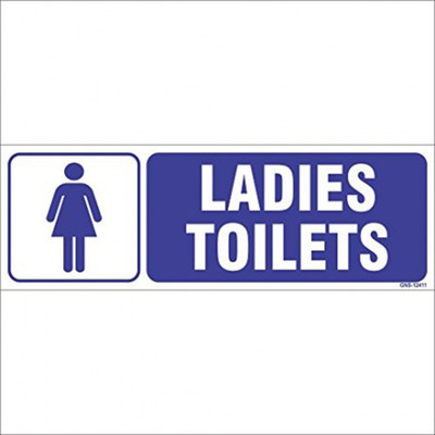 Imagine Printing Solutions LADIES TOILETS Emergency Sign(Reflective Sign)
