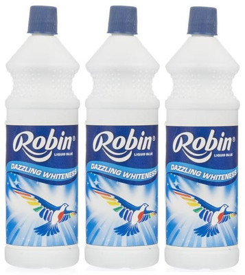 Robin Liquid Blue Fabric Whitener(3 x 150 ml)