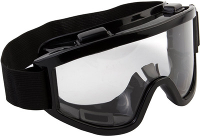 ZEK Adult Motorbike ATV/Dirt Bike Racing Transparent Goggles With Adjustable Strap Safety Goggles(Multicolor)