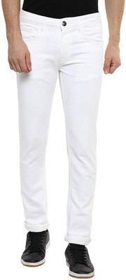 STANBURT Slim Men White Jeans