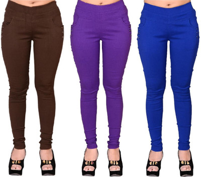 FeelBlue Multicolor Jegging(Solid)