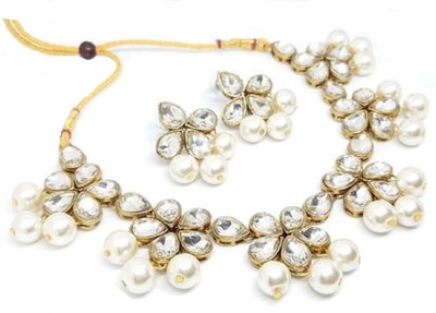 CATALYST Alloy Gold-plated White, Silver Jewellery Set(Pack of 1)