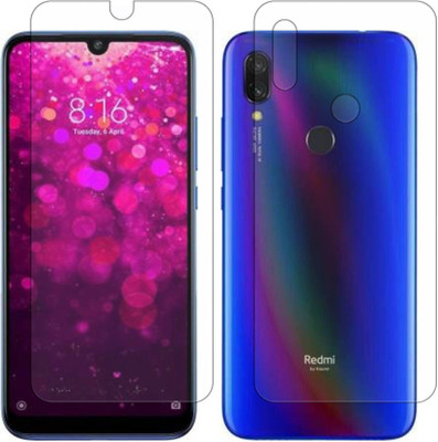 FashionCraft Front and Back Tempered Glass for Xiaomi Redmi Y3(Pack of 2)