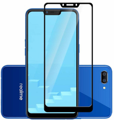 Express Buy Edge To Edge Tempered Glass for Realme C1(Pack of 1)