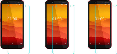 ACM Tempered Glass Guard for Nokia C1(Pack of 3)