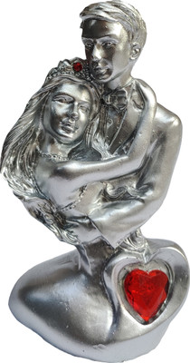 TUKAMCHA Decorative Showpiece  -  15 cm(Polyresin, Silver)
