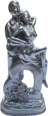 TUKAMCHA Decorative Showpiece  -  13 cm(Polyresin, Silver)