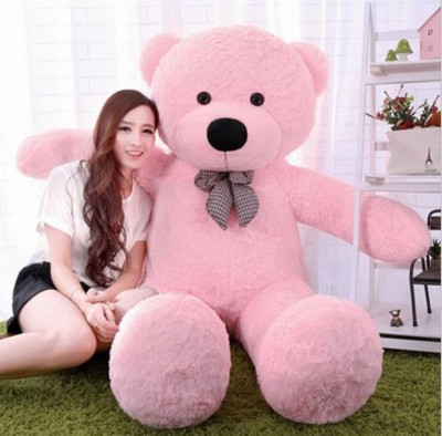 lovely toys 3 feet pink teddy bear - 90 cm (Pink)  - 90 cm(Pink)